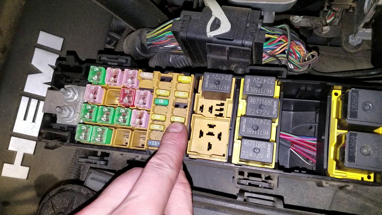 Jeep Commander Starter, Fuel Pump Fuse and Relay