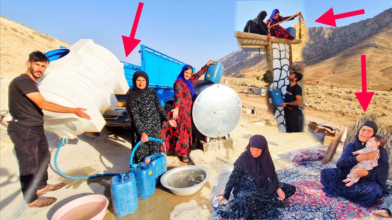 The incredible life of nomads; the hardships a family endures every day that are hard to believe!😰