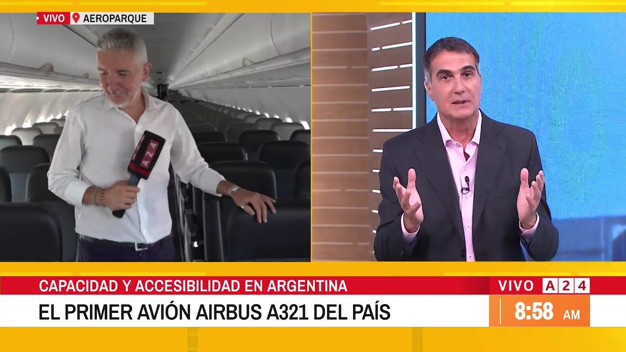 ✈️ ASÍ ES EL PRIMER AVIÓN AIRBUS A321 DEL PAÍS