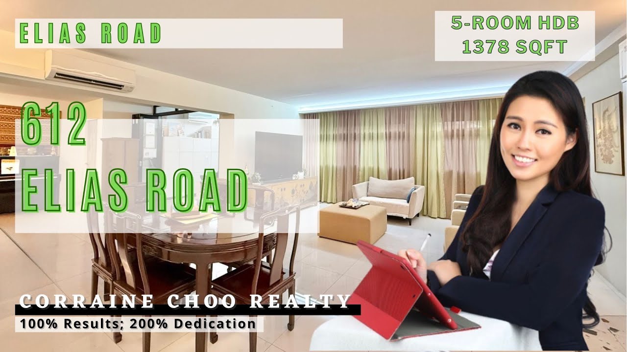 612 Elias Road - Tastefully Renovated HDB 5-Room, Low Floor with Greenery View. SOLD in 3 Viewings!