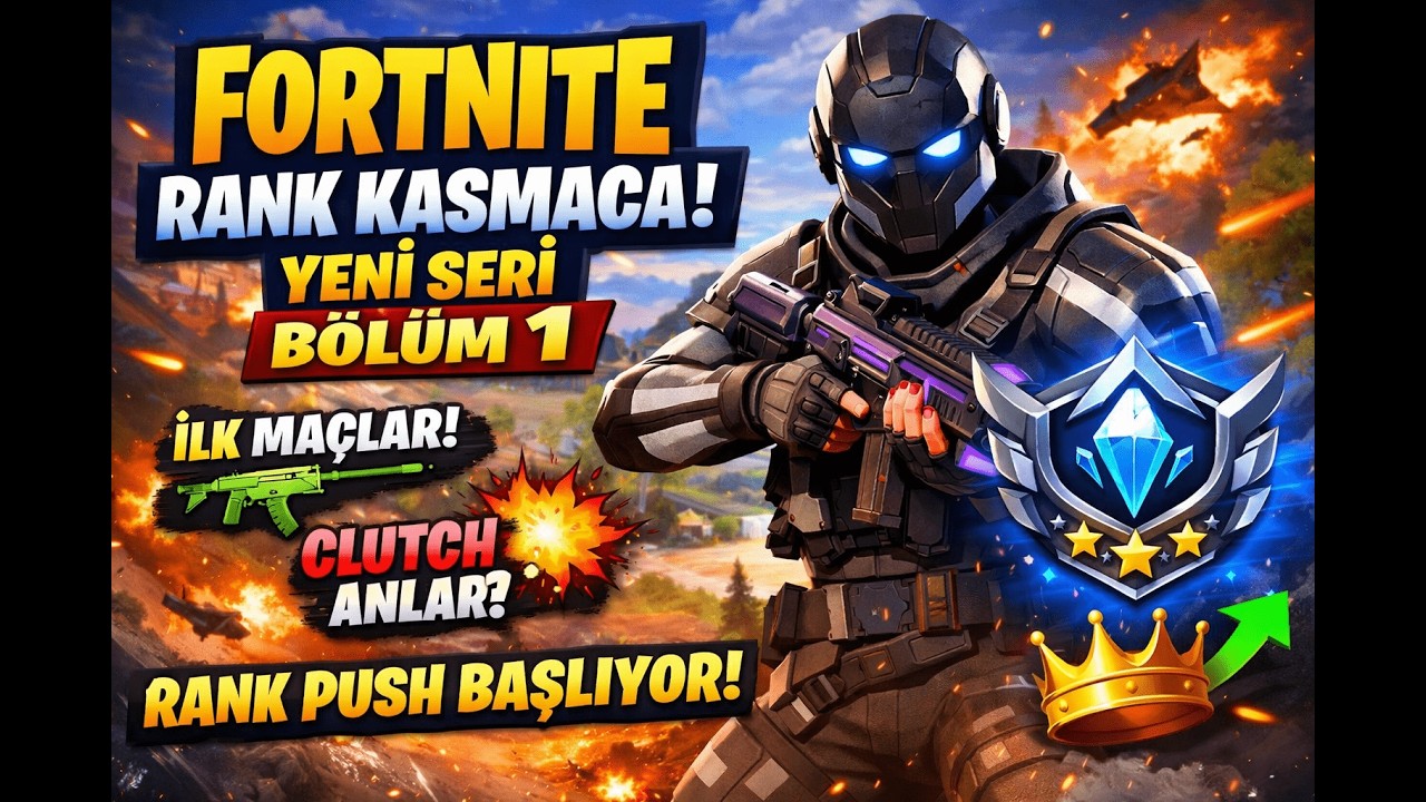 FORTNİTE RANK KASMACA / YENİ SERİ BÖLÜM1
