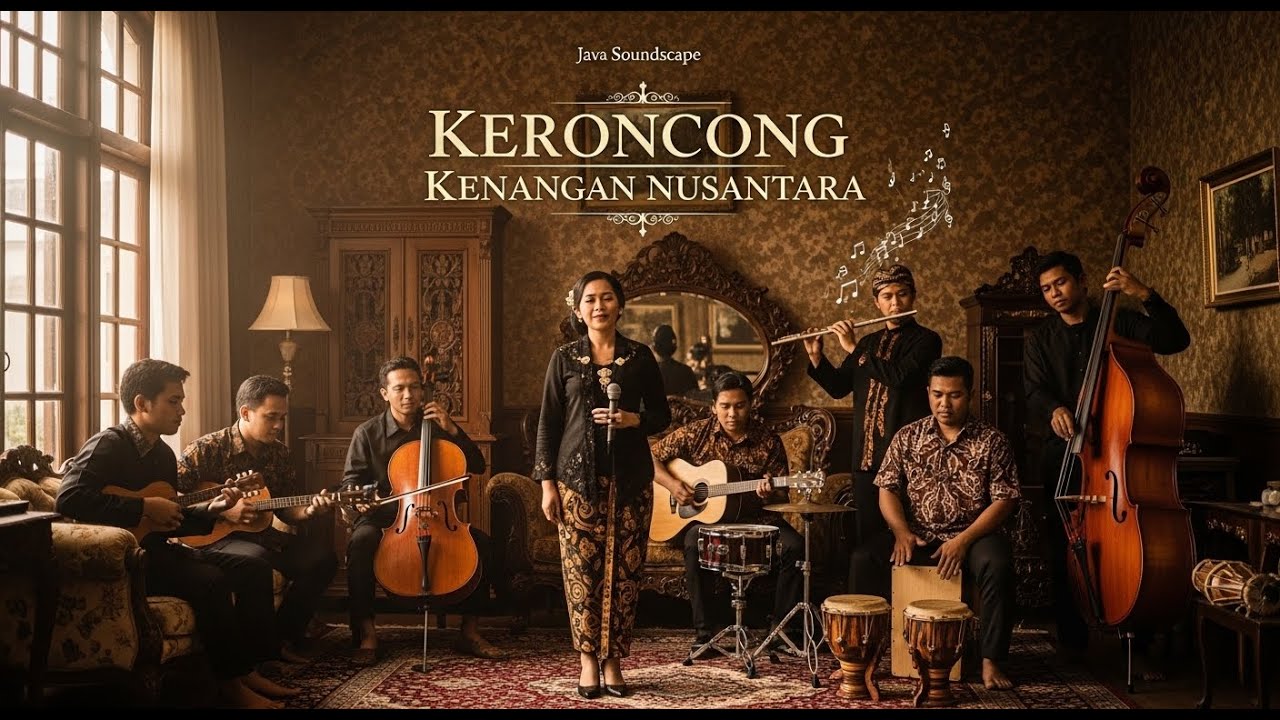 Keroncong Suasana Tempo Dulu | Tempo Dulu Vokal & Lagu Kenangan untuk Relaksasi & Pikiran Jernih
