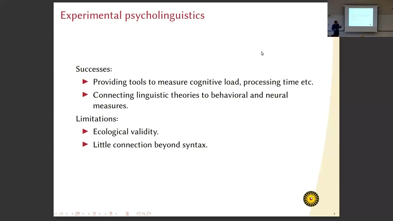 Psycholinguistic corpora, eye movements and meaning representations [ LingMon #222 ]