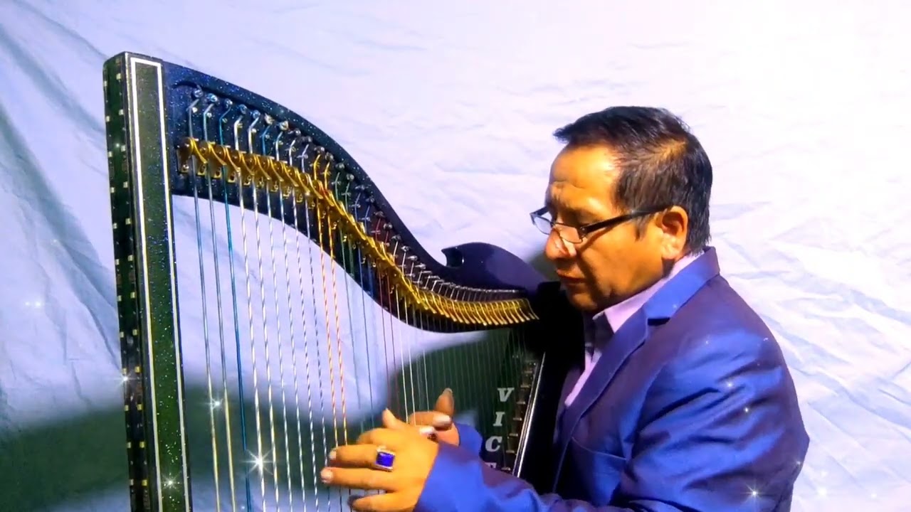 Arpa Eléctrica (VICFER) Canción Cholita de ojos Azules de Lucio y Tomás Pacheco
