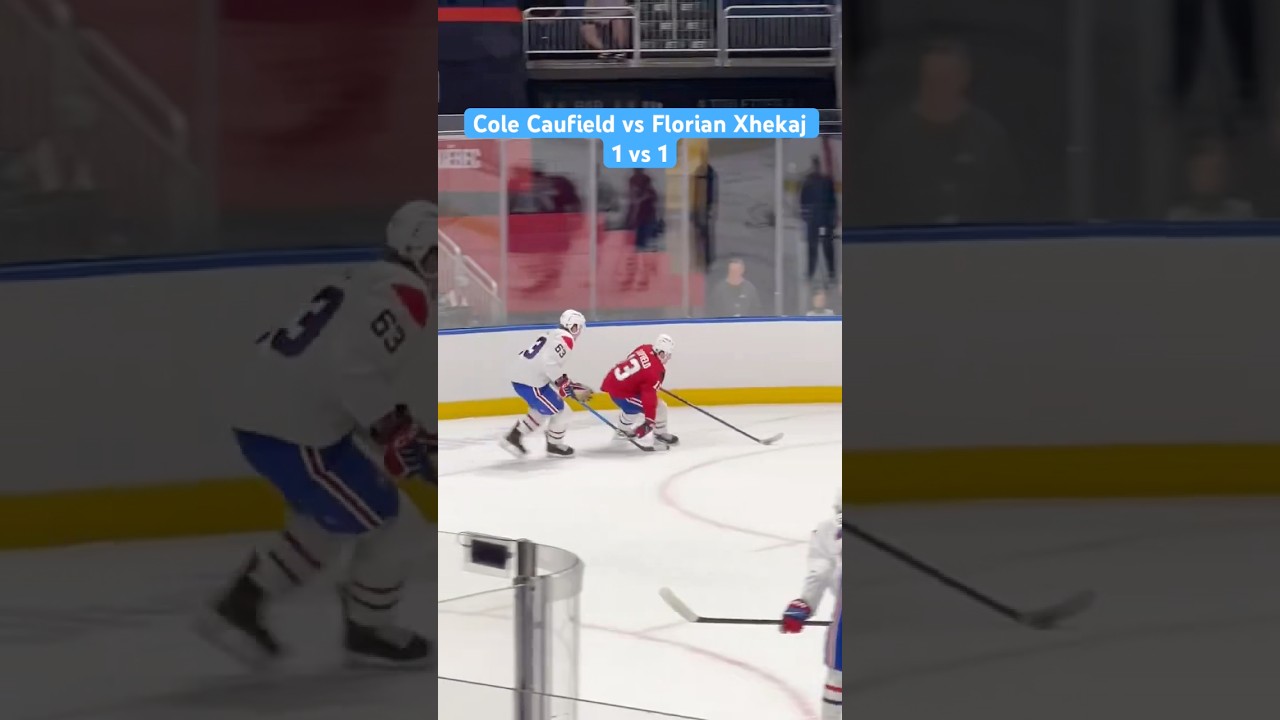 Cole Caufield vs Florian Xhekaj 1 vs 1