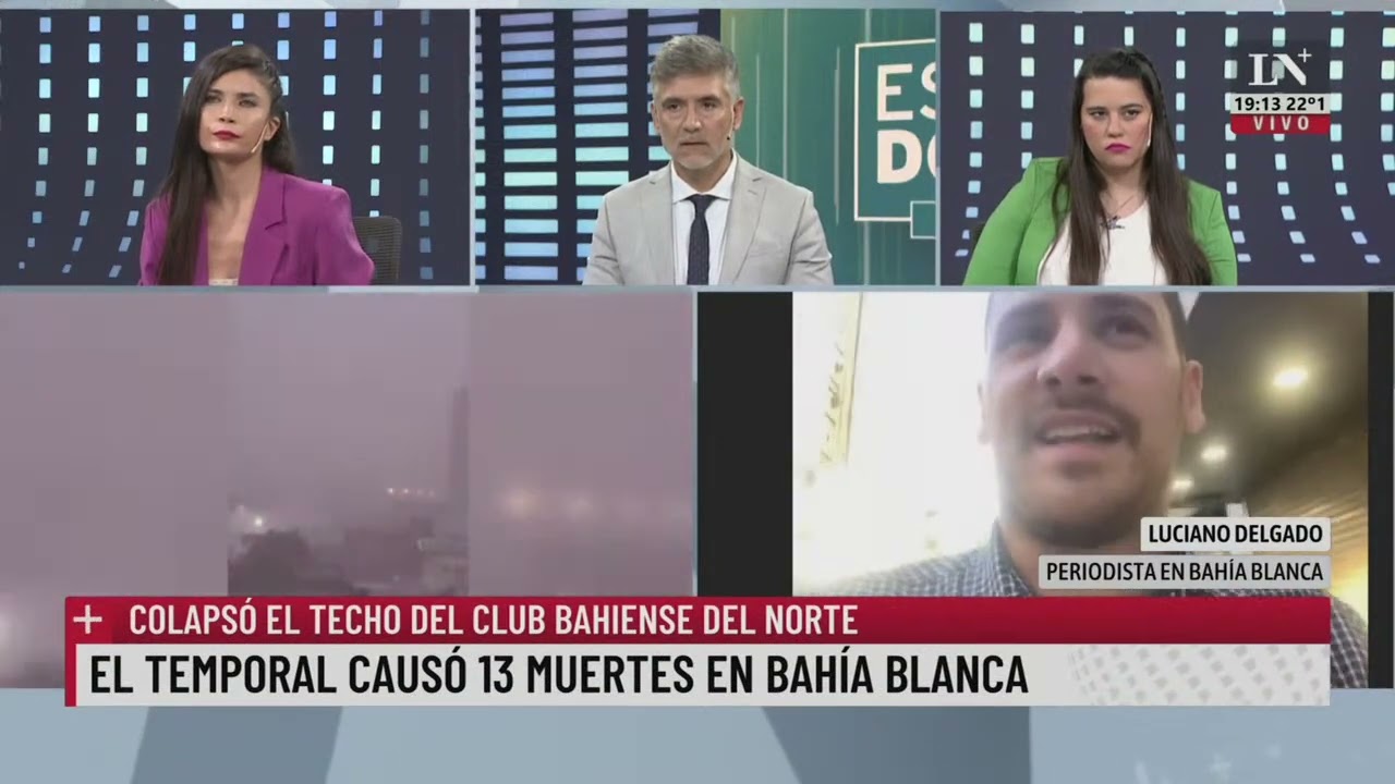 Los efectos del temporal: tragedia en Bahía Blanca