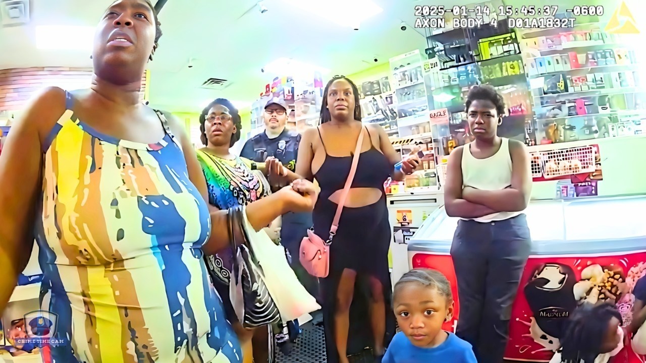 Police Bodycam Captures Full Chaos at Gas Station Over Unpaid Candy