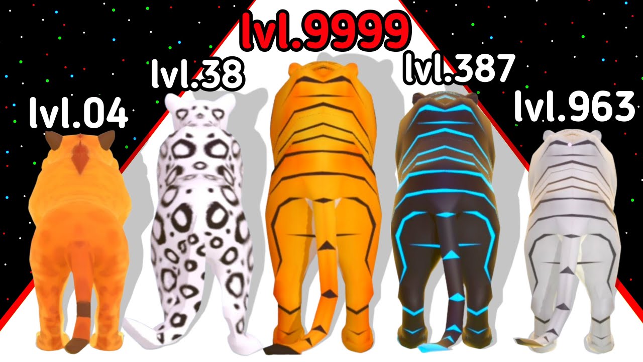 2024 New Cat Evolution Run & Fight Animals Level_Up Cat 3D Max Level Gameplay (New Update)