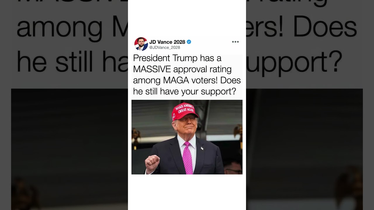 Trump Support Rating Sparks Debate 🇺🇸