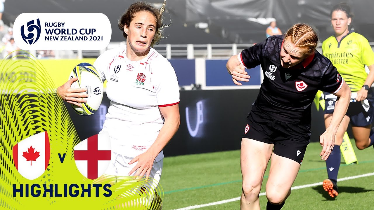 England and Canada battle in a nail biting contest! | RWC2021 Highlights