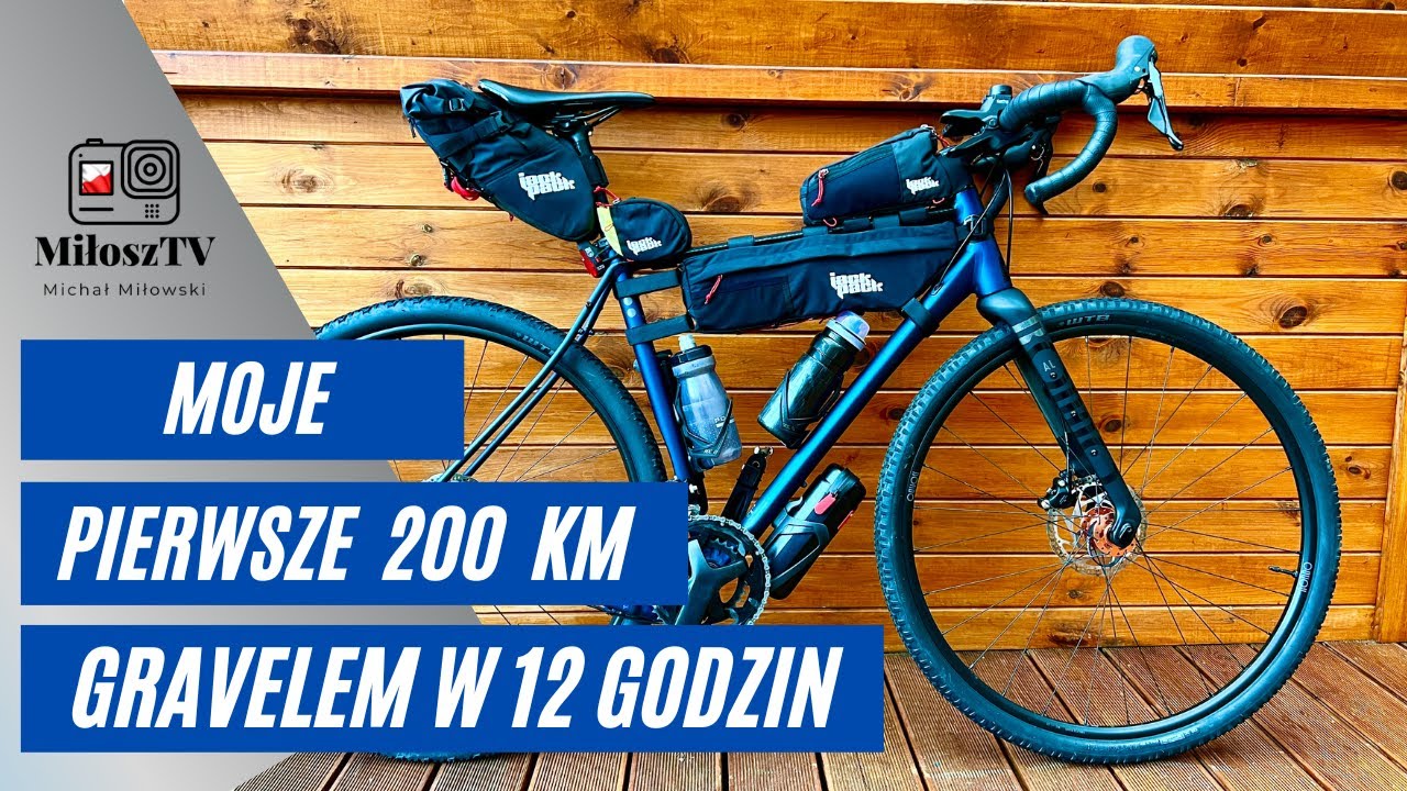 Moje PIERWSZE 200 km Rowerem w 12 godzin na Francuskiej Racji Wojskowej 3600 cal (4K)