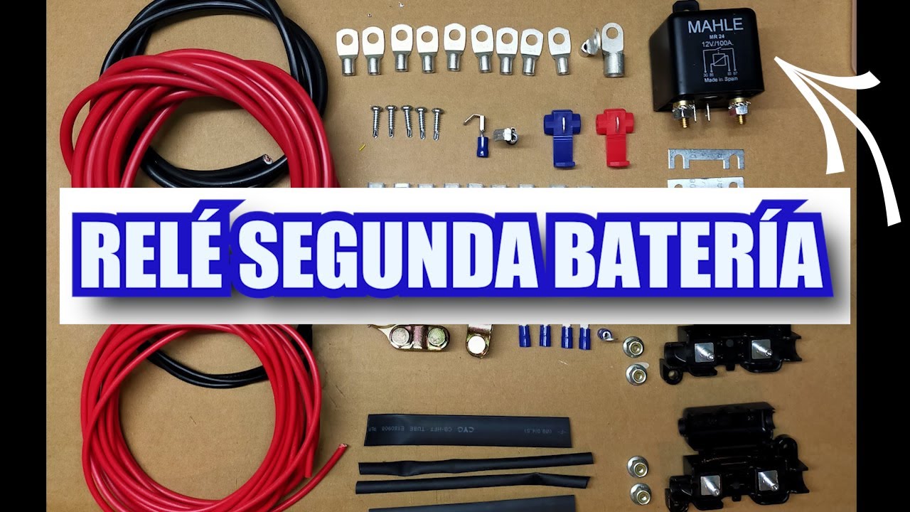 Cómo instalar y conectar Kit de Relé para la Batería Auxiliar en Furgoneta Camper