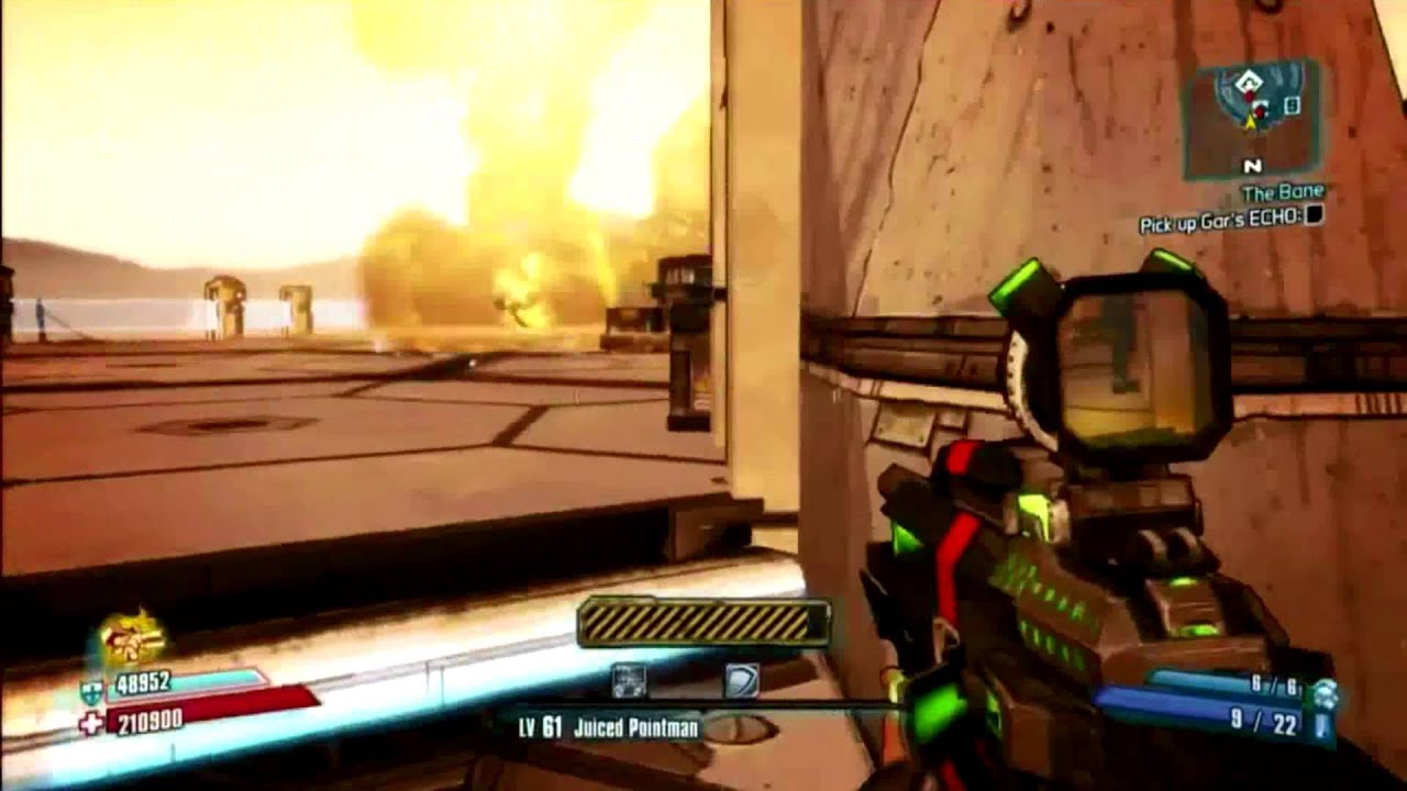 Borderlands 2 Legendary Weapons The *Bitch* Lvl 61 w/ Slag!