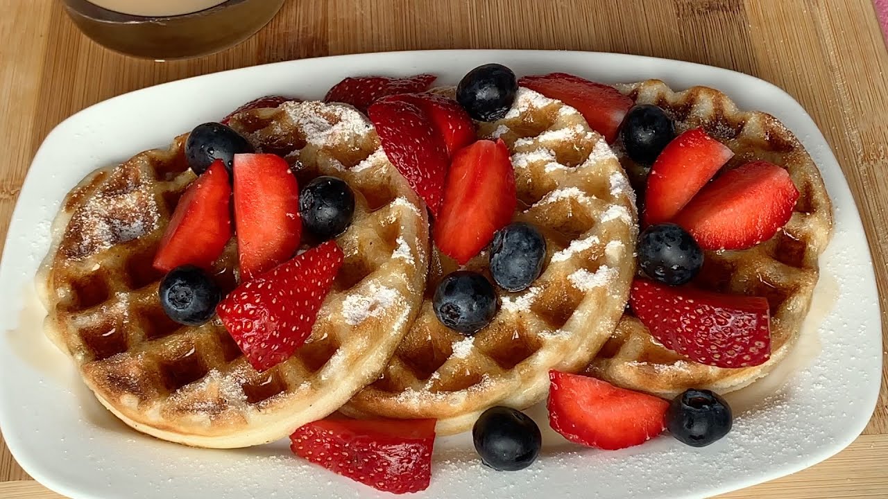 Waffles from Scratch | How to Make Waffles from Scratch at Home