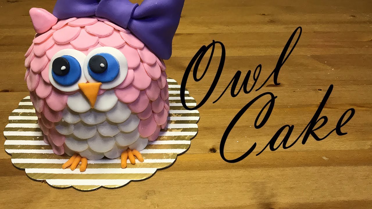 PASTEL EN FORMA DE BUHO