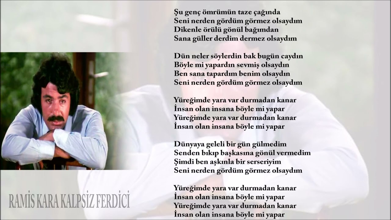 Ferdi Tayfur - Yüreğimde Yara Var (Altyapı & Karaoke)