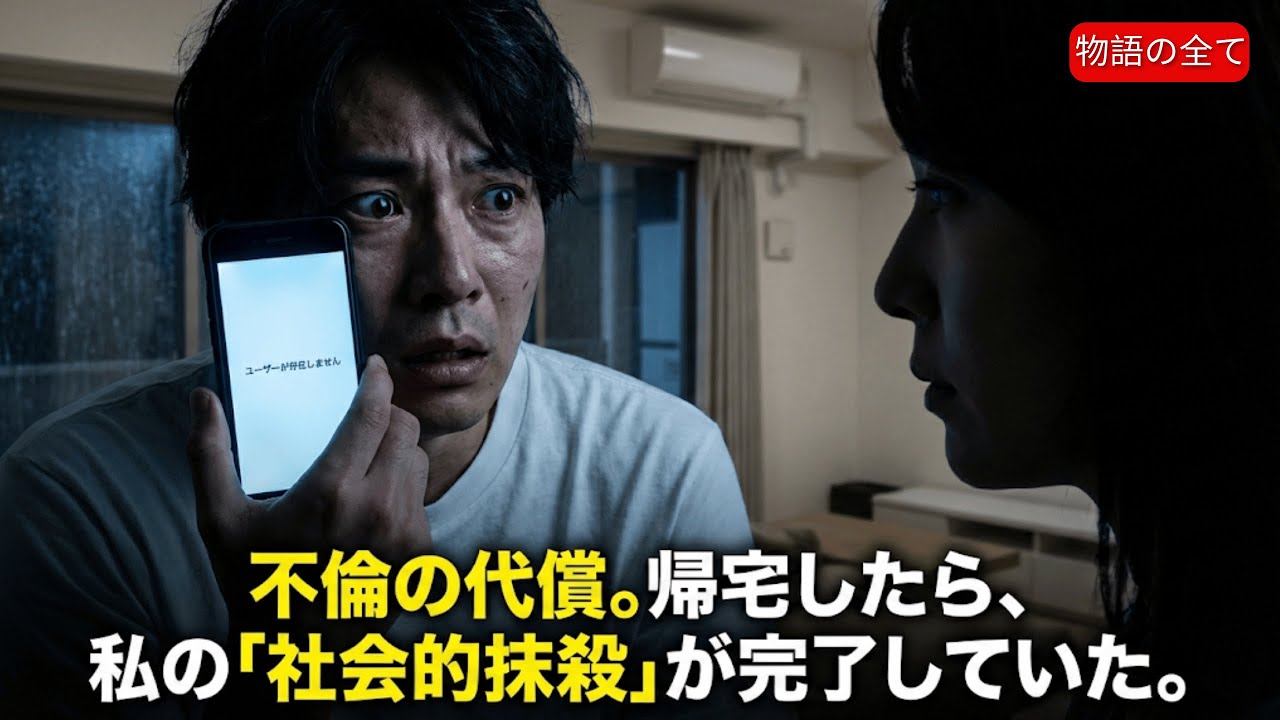 不倫旅行から戻ると、妻が僕の「戸籍と全財産」を消していた。役所「あなたは失踪扱いです」