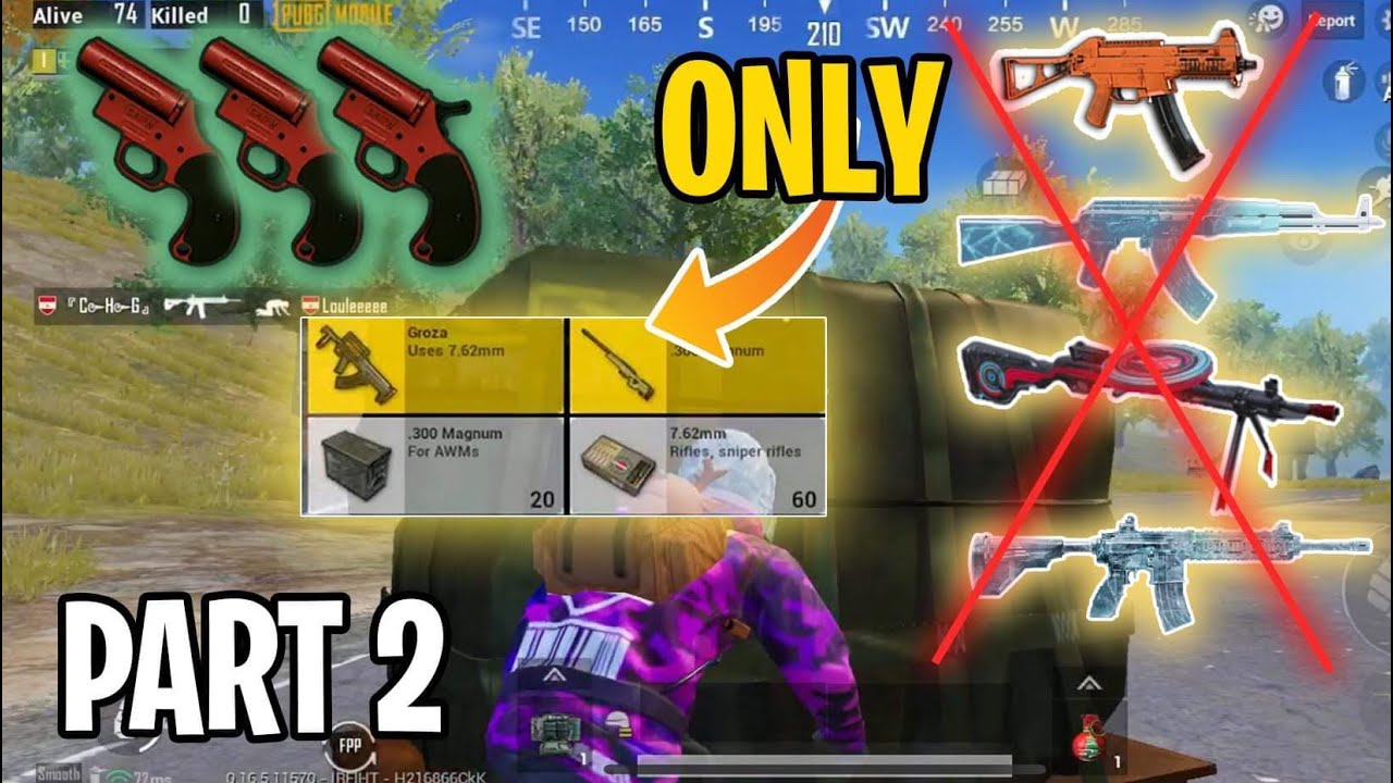 Drop Weapons ONLY (PART 2) | PUBG Mobile
