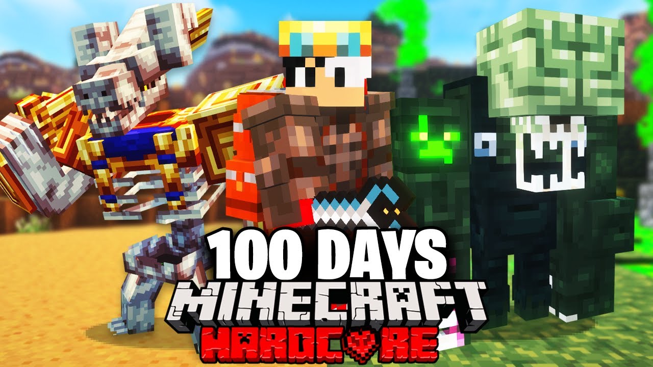I Survived 100 Days in STEAMPUNK Minecraft Hardcore!