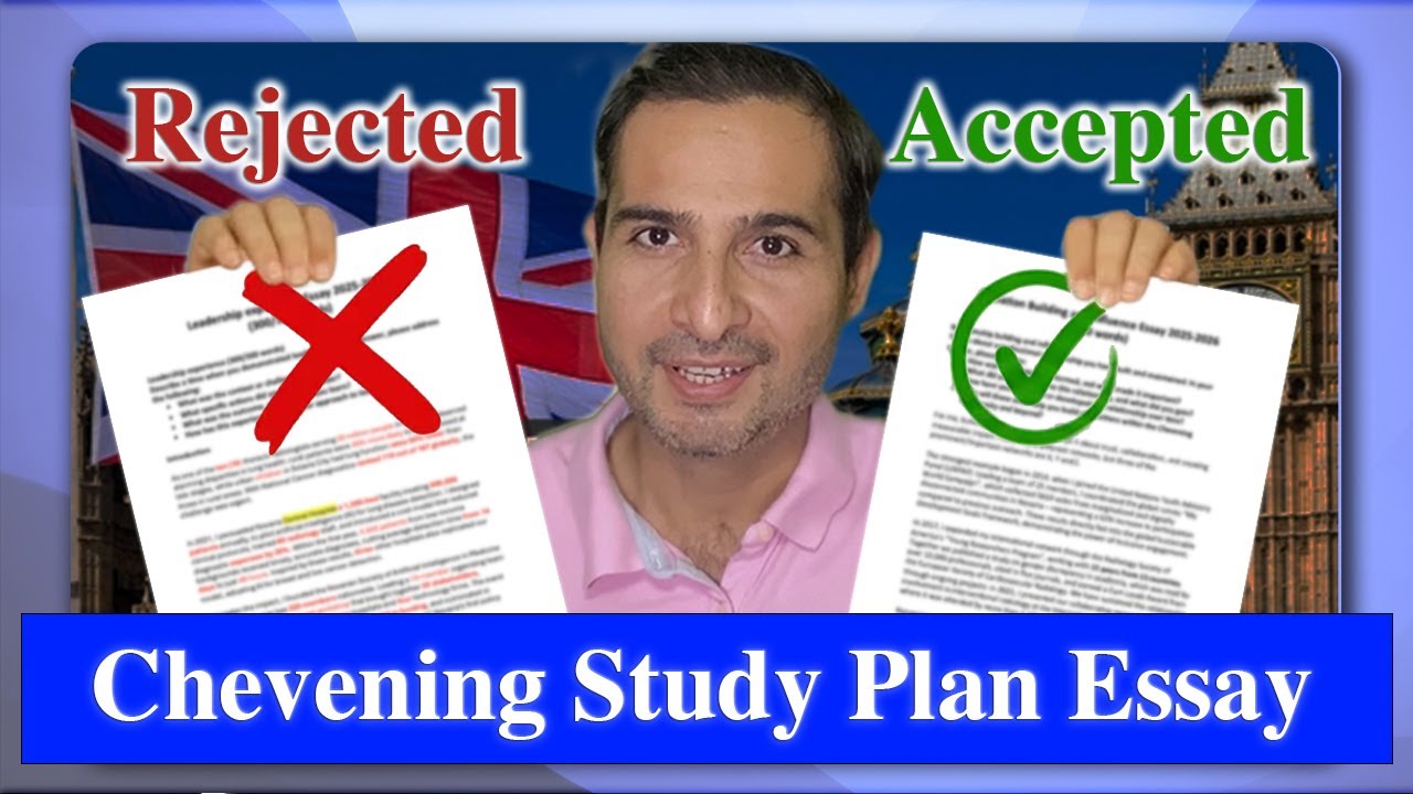 CHEVENING STUDY PLAN ESSAY 2025 - 2026 | How to write Chevening Study Plan Essay