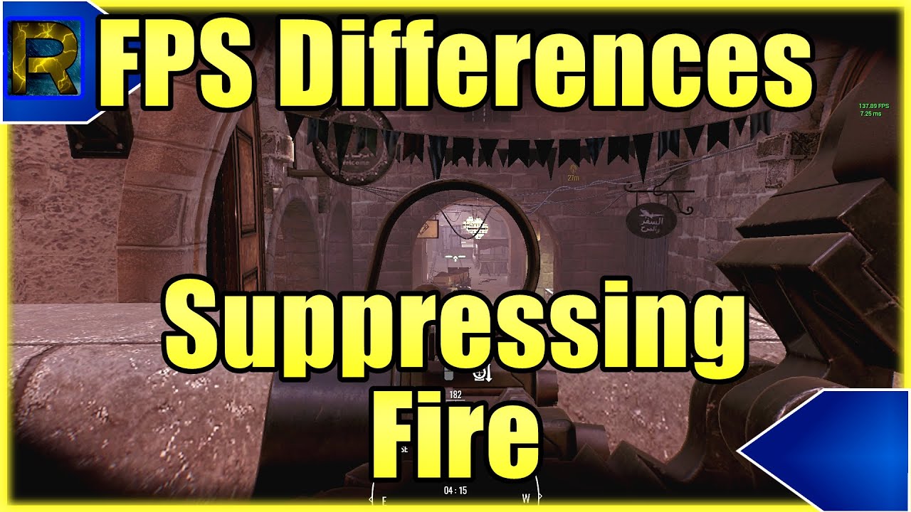 Suppression in Video Games | FPS Differences