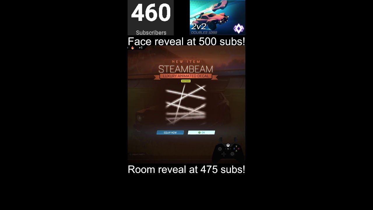 ONLY 40 SUBS TO GO - ROCKET LEAGUE