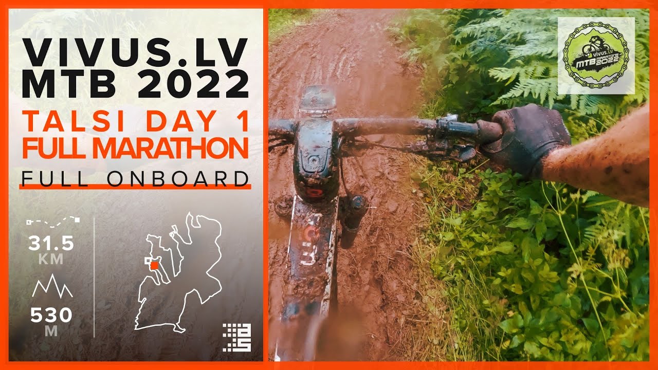 Vivus.lv MTB Marathon 2022 Talsi Day 1 Full Onboard - Full Marathon - 2022 07 09