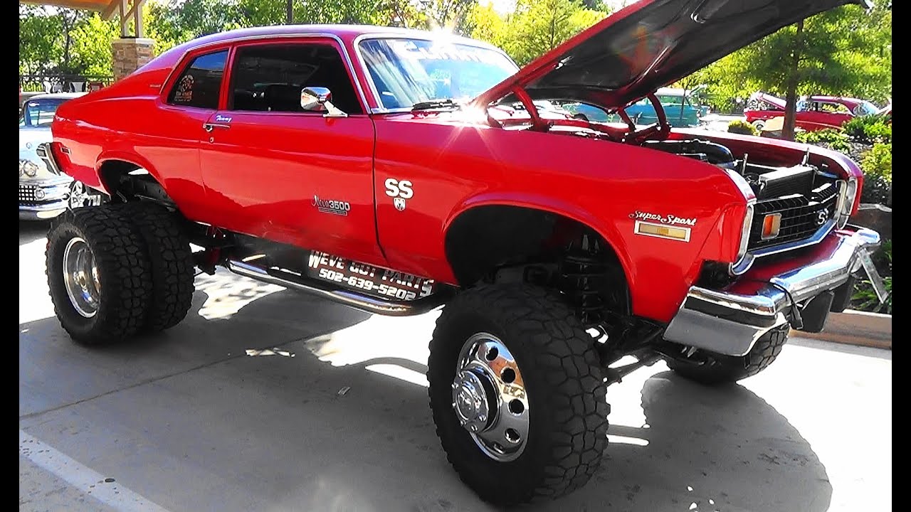 74 Chevy Nova SS  Diesel Dually 4X4 Pigeon Forge Rod Run