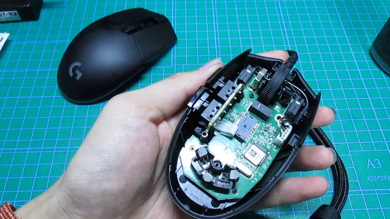 Logitech G Pro ゲーミングマウス 分解動画