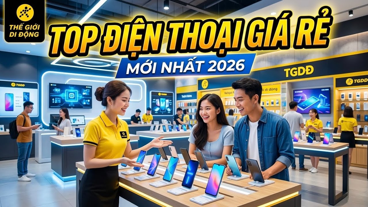 TOP ĐIỆN THOẠI GIÁ RẺ tại Thế Giới Di Động