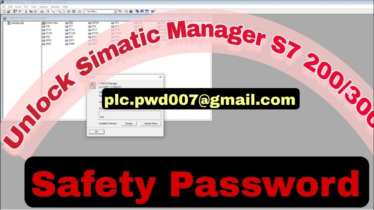 Unlock Siemens S7-200 & S7-300 Password  | SIMATIC Manager STEP7 (MMC Unlock Method)