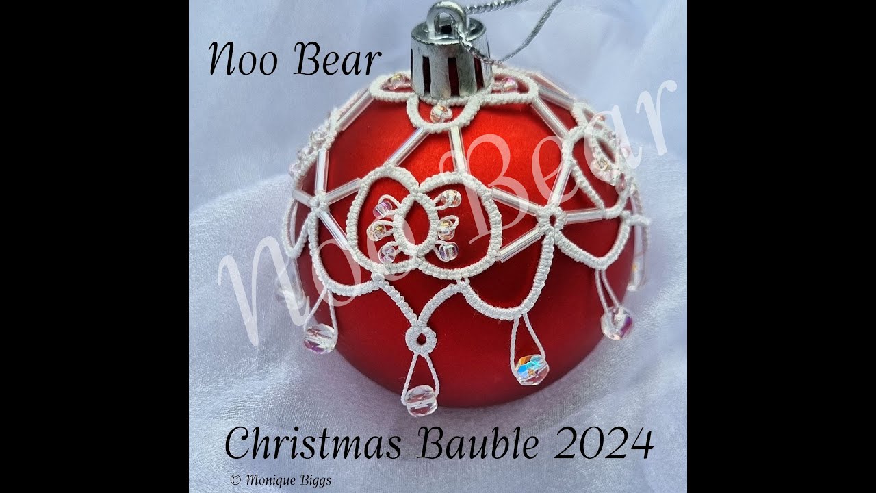 Shuttle Tatting: Christmas Bauble 2024