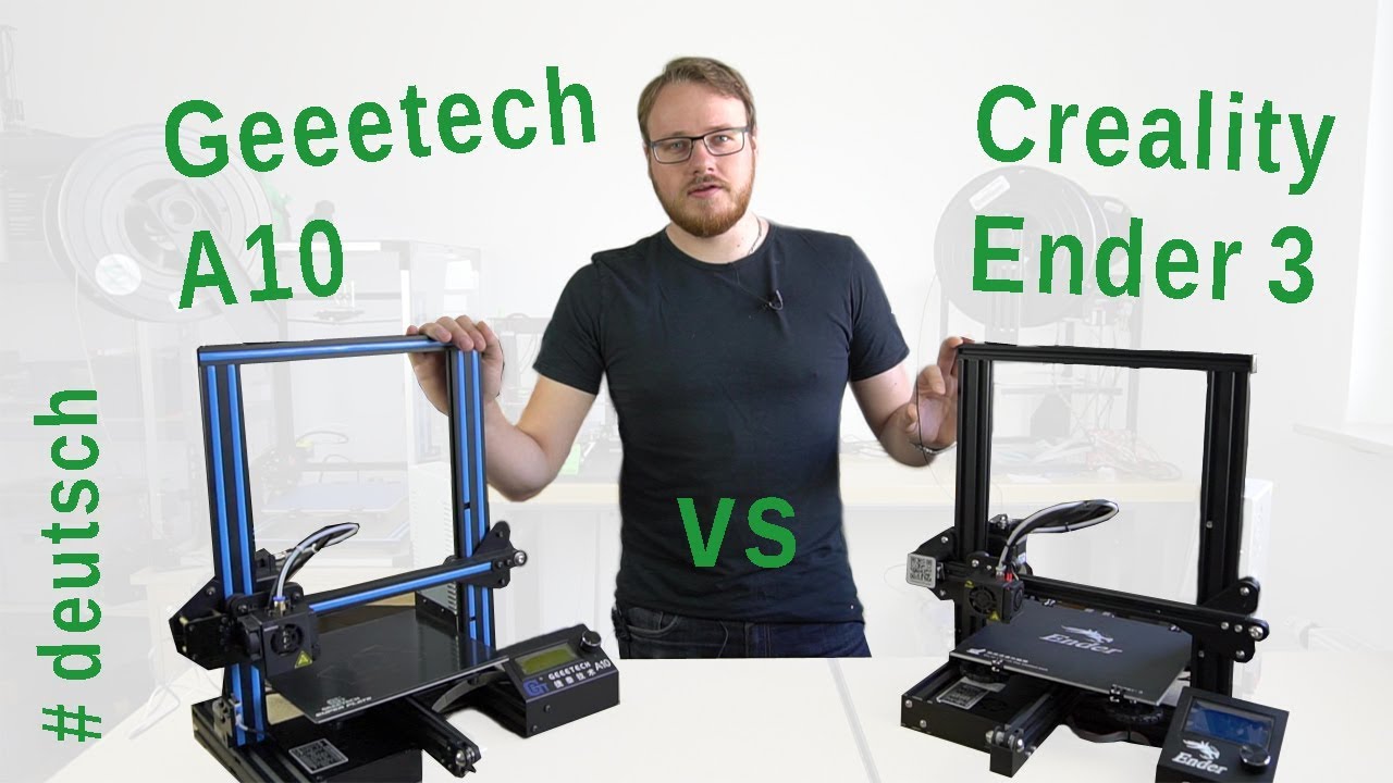 Creality Ender 3 vs Geeetech A10 deutsch, Vergleich Ender 3 und Geeetech A10
