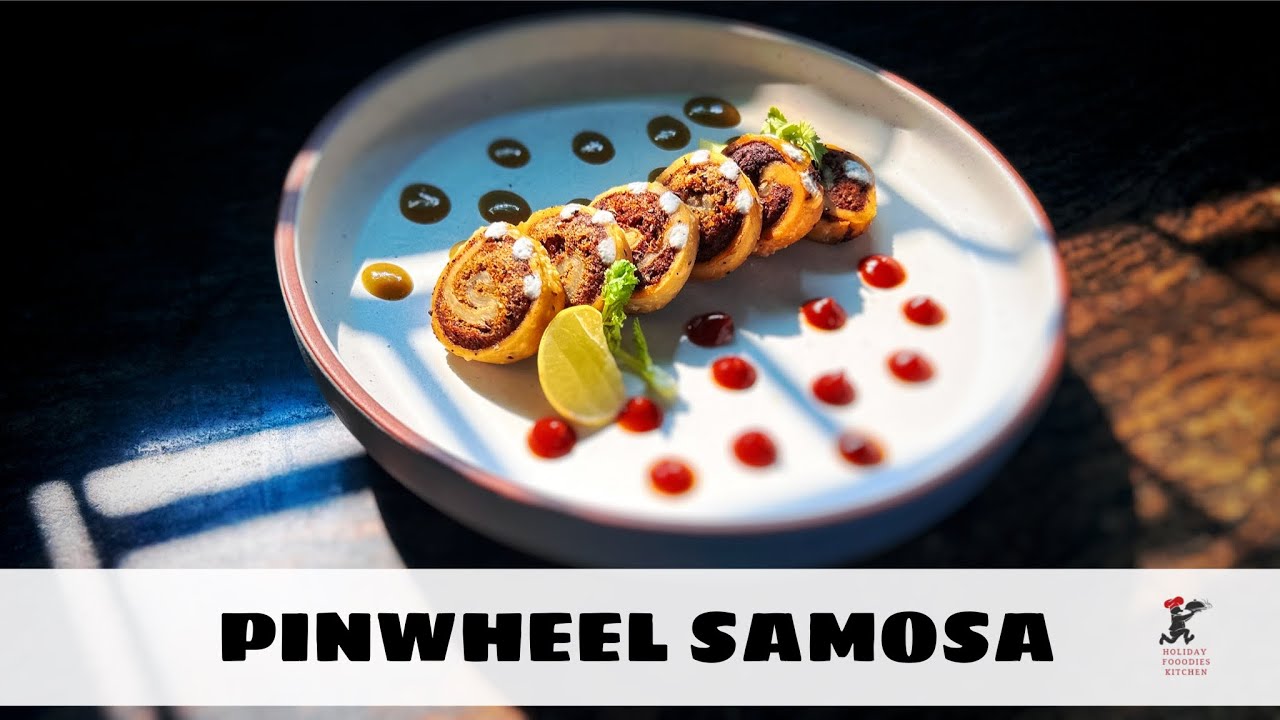 Crispy Pinwheel Samosa | Party Snack Recipe | चाय के साथ मजेदार स्नैक | Holiday Fooodies kitchen