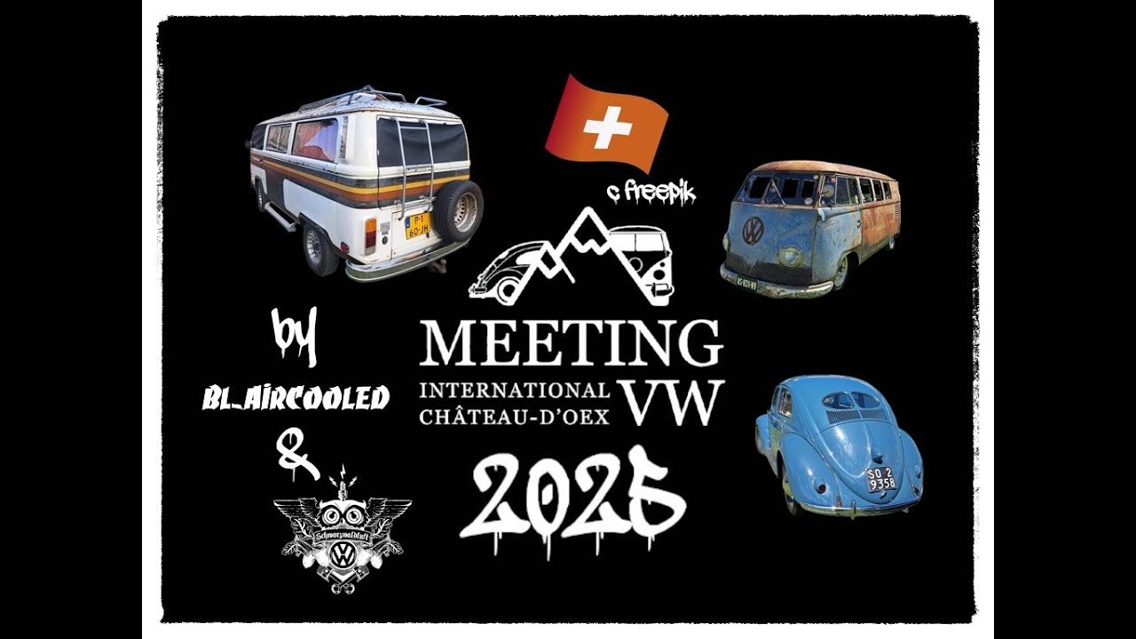 International Meeting of VW Château-d'Oex 2025 Chateau Doex