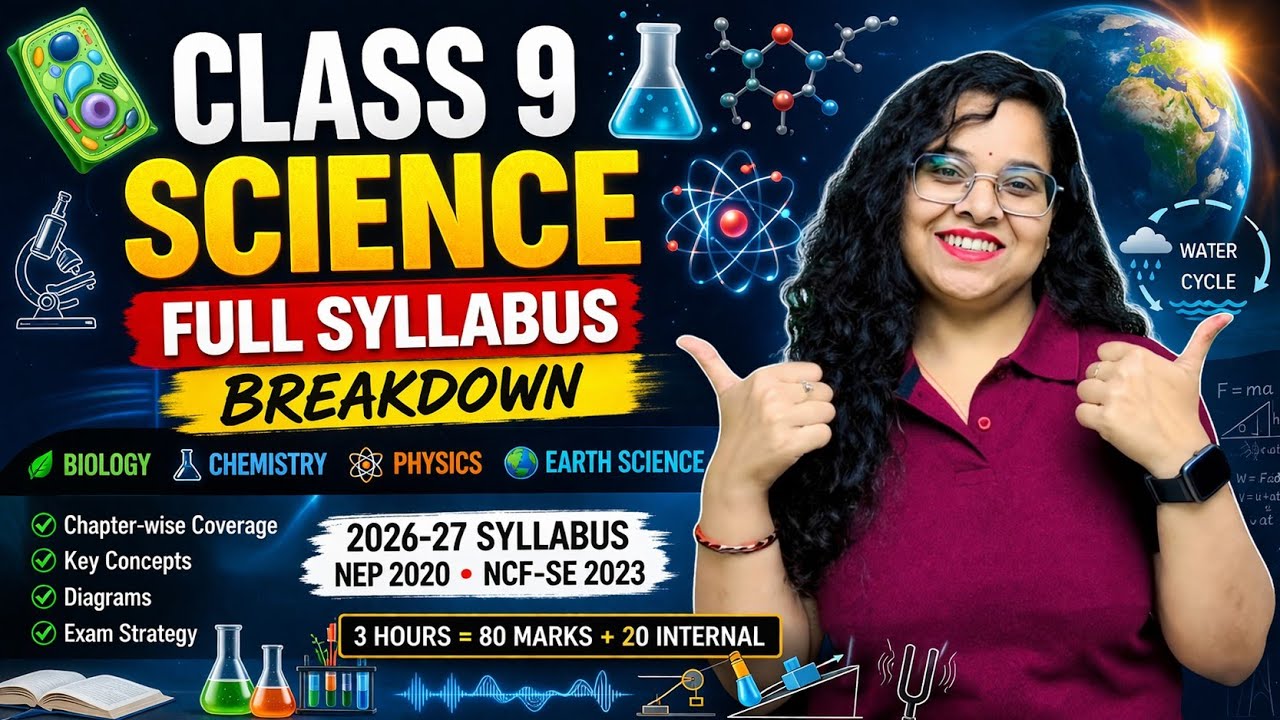 Class 9 Science Full Syllabus 2026-27 🔥 Complete Chapter-wise Breakdown | NEP 2020 | CBSE NCERT 2026
