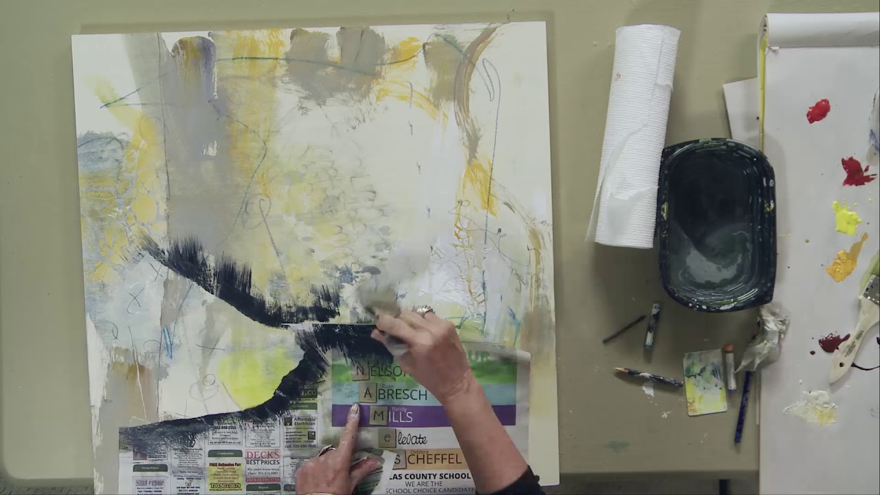 Joan Fullerton's Mixed Media Art Techniques