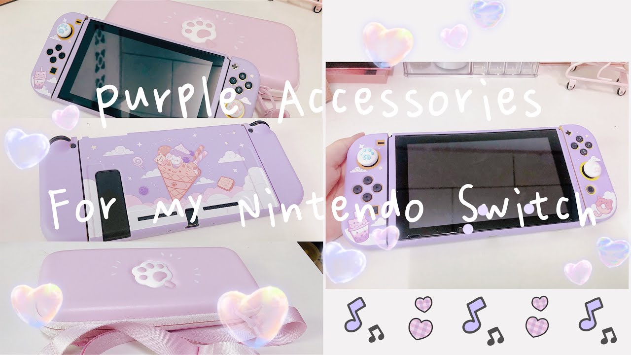 Unboxing new accessories and decorating my nintendo switch