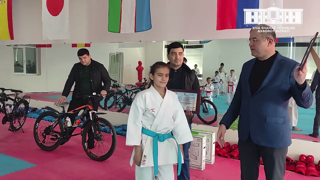 Xiva shahrida KARATE boʻyicha chempionlar taqdirlandi