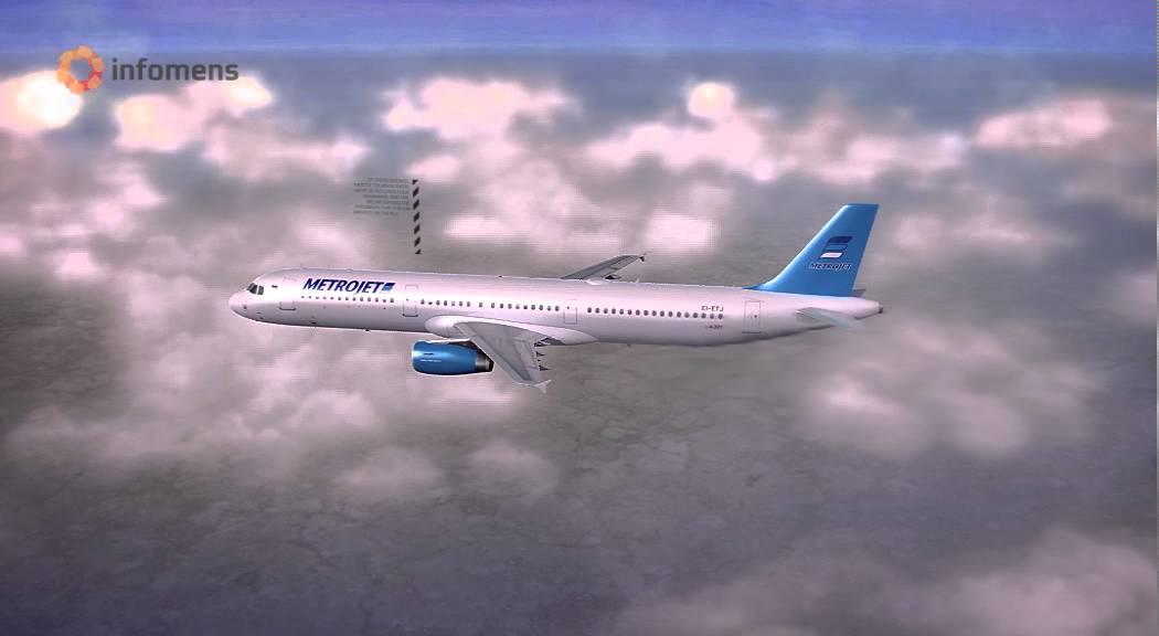 Реконструкция крушения A-321 над Синаем