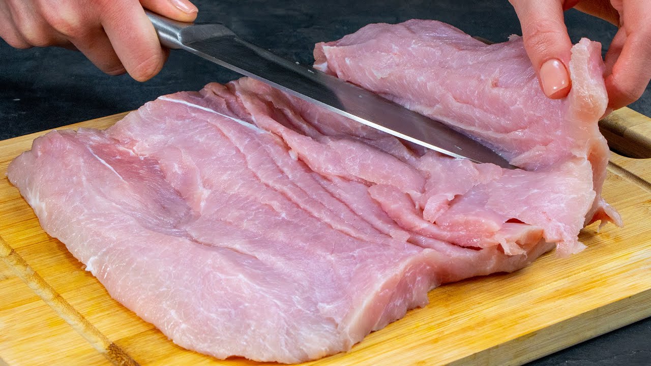 Csupán 5 hozzávaló és a legízletesebb sertés húsos tekercs kész