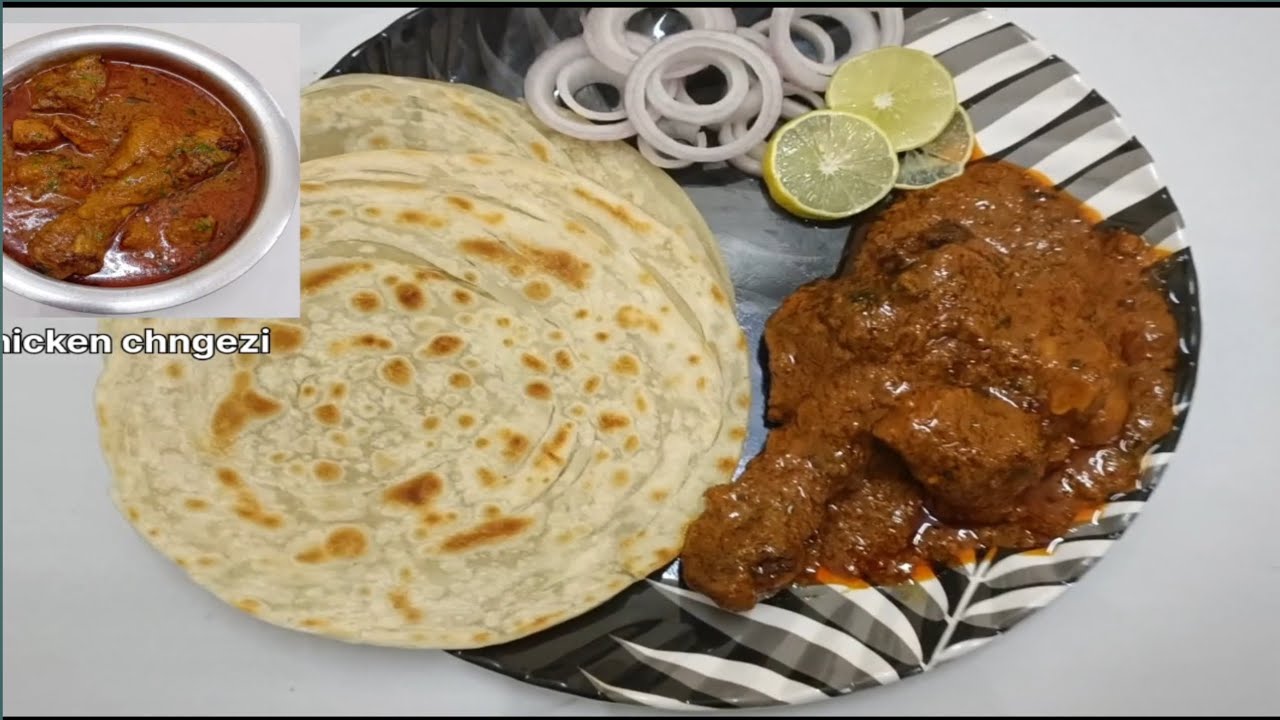 Chicken Chngezi Lachcha Paratha recipeचिकन चंगेजी और लच्छा पराठा रेसिपी