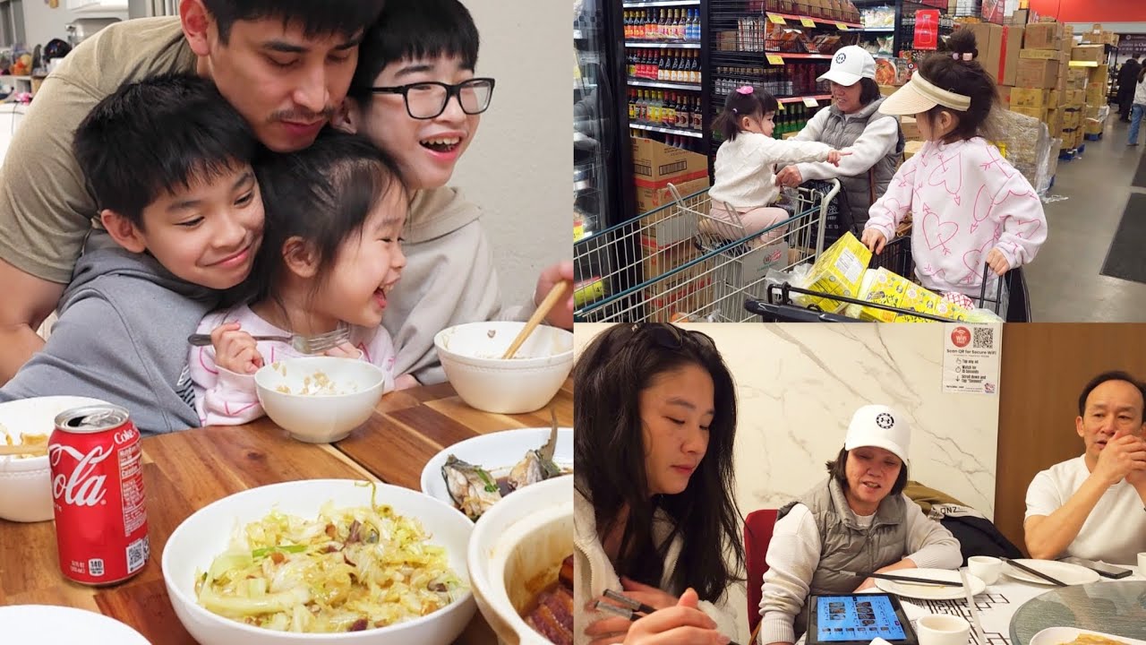 Mom of 3 | Dim Sum with my parents | Grocery shop with the ladies | Eating dinner together is a joy!