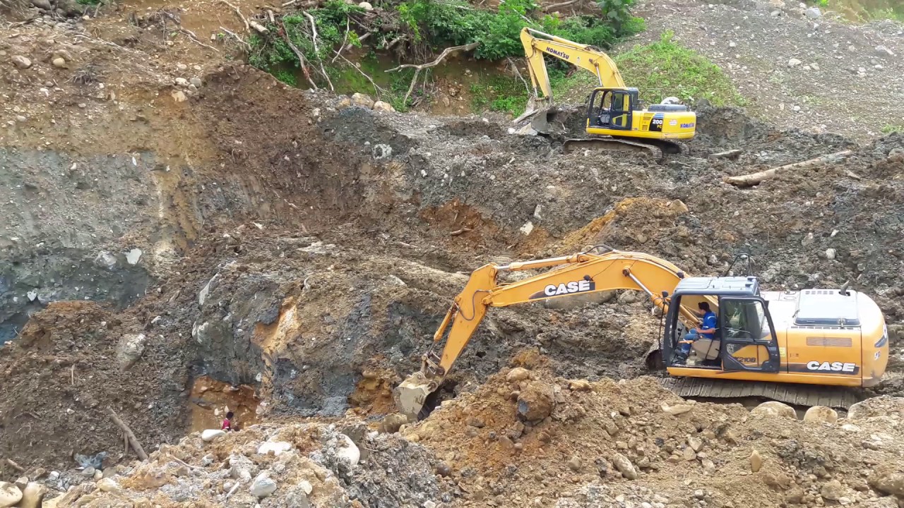 Oro extraccion lavado en zaranda