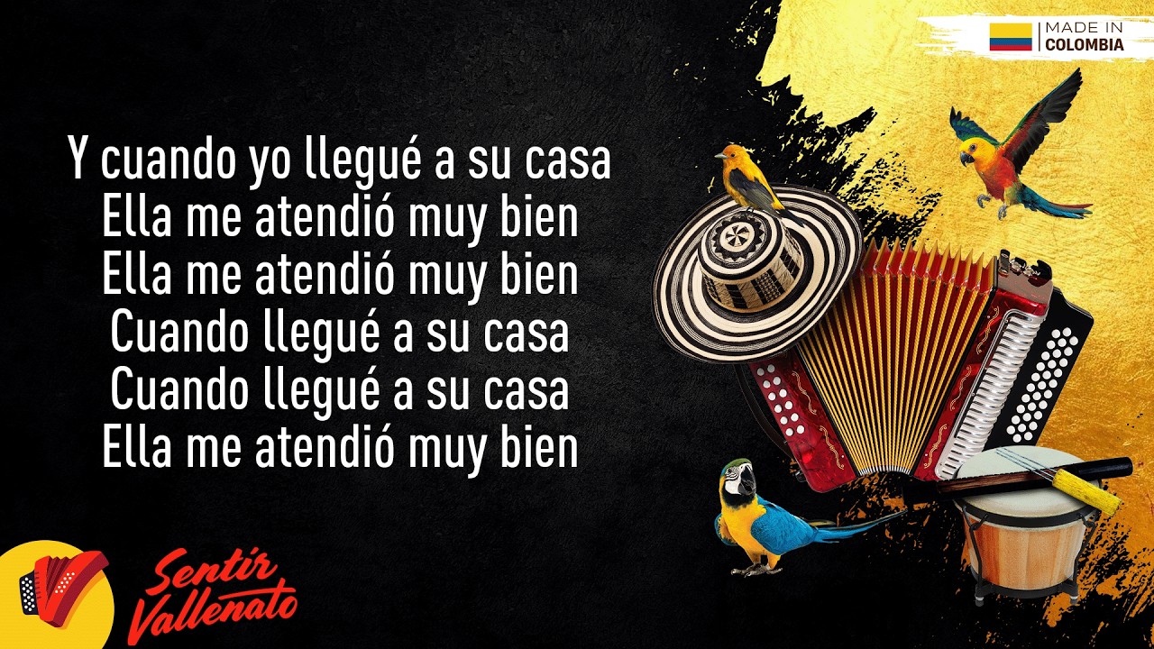 María Almanza, Binomio De Oro De América, Video Letra - Sentir Vallenato