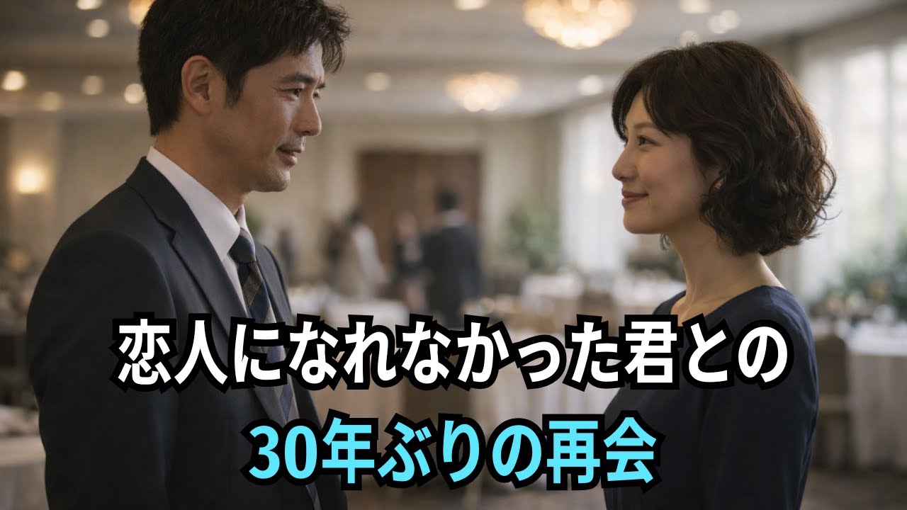 恋人になれなかった君との30年ぶりの再会【感動・朗読ドラマ】