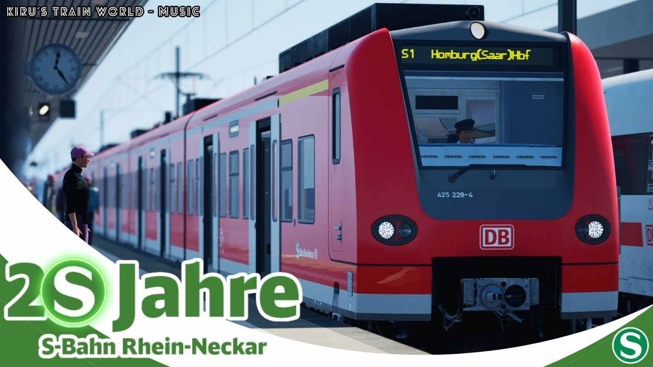 20 Jahre S-Bahn Rhein-Neckar - Official Music Video | Kiru´s Train World - Music