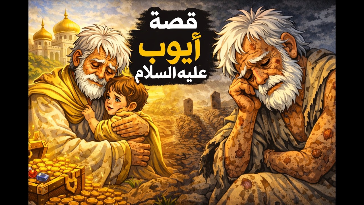 قصة أيوب عليه السلام | عاش أسوأ ابتلاء في التاريخ… لكن كلمته الواحدة غيّرت كل شيء