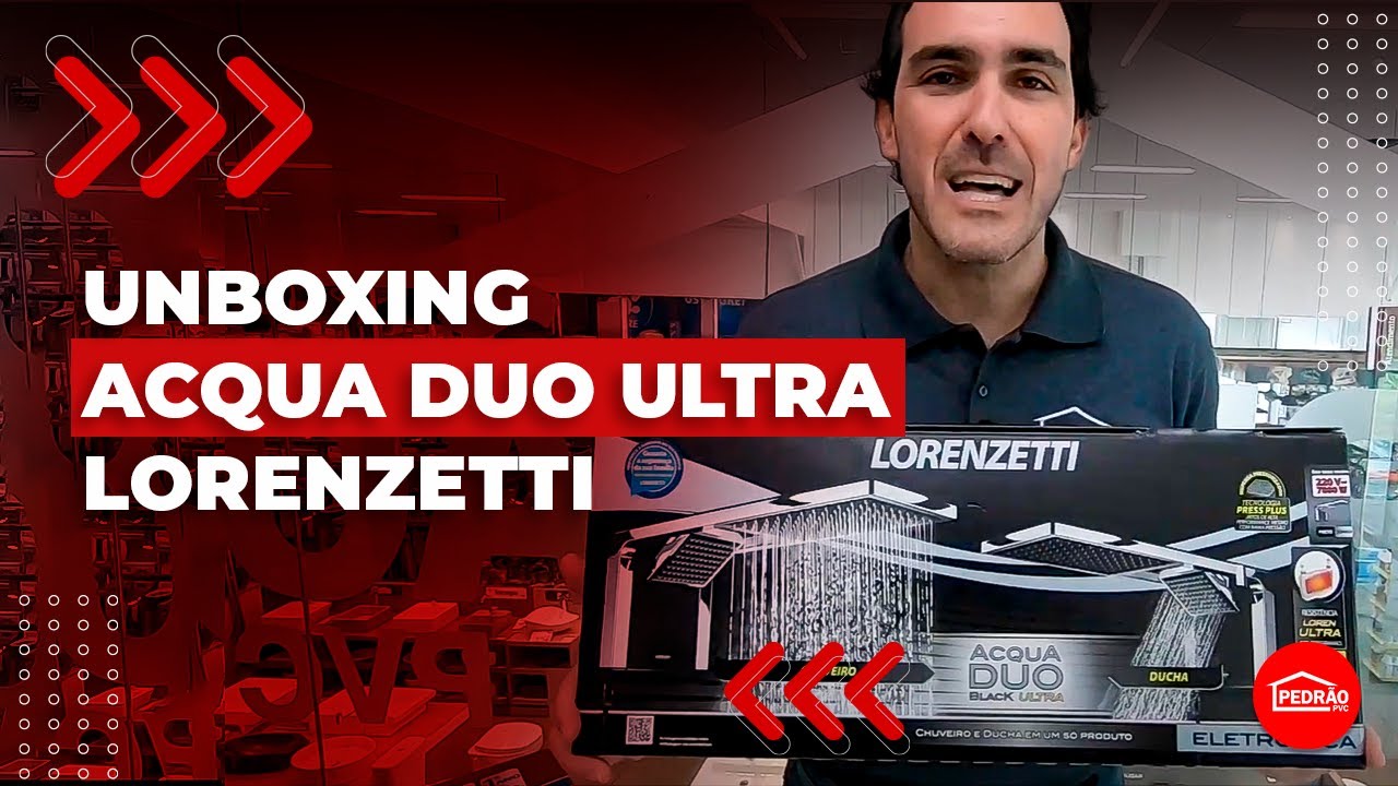 ABRINDO O CHUVEIRO E DUCHA LORENZETTI ACQUA DUO ULTRA