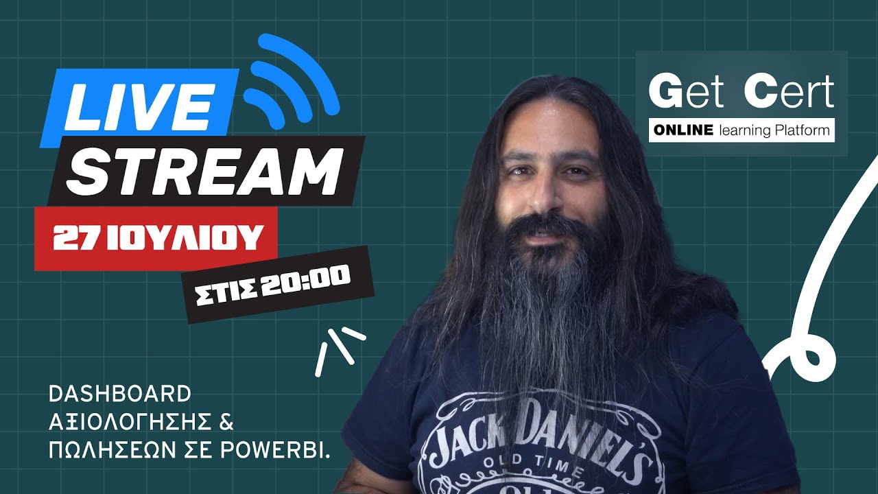Dashboard για HR & Πωλήσεις σε Power BI – Φτιάξ’ το Μαζί Μας (Live!) 1/2
